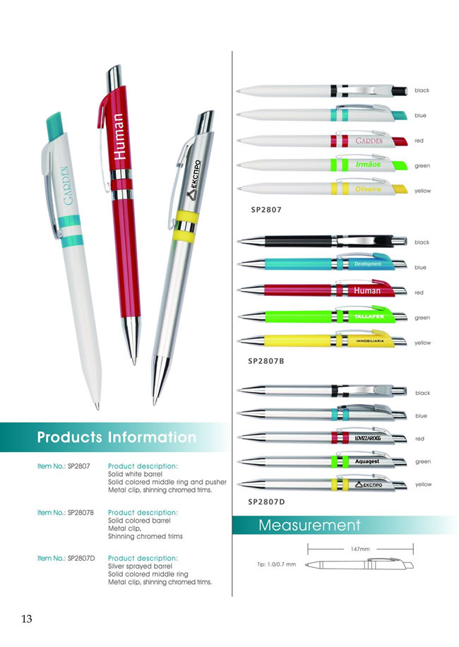 Maxmore Trading Co., Ltd. Plastic Pen series